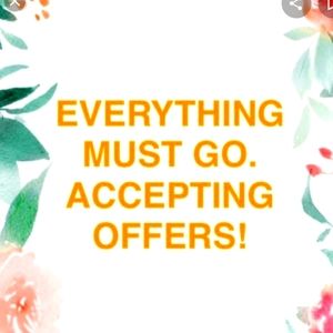 All reasonable offers welcomed..